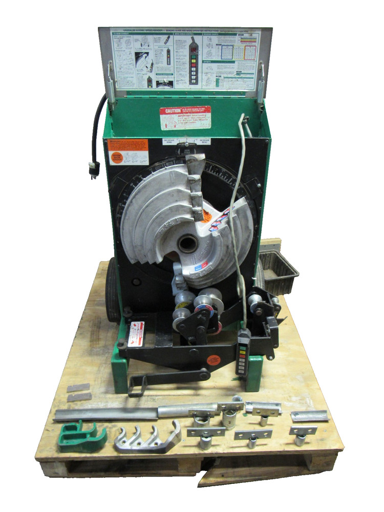 Greenlee Pipe Speed Bender 555SB 1/2&Prime; Thru 2&Prime; 1/2&Prime;-2&Prime; Conduit 115V
