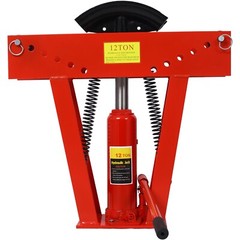 12 Ton Pipe Bender Manual Hydraulic Piping Bending Exhaust Tube Tool With 6 Dies