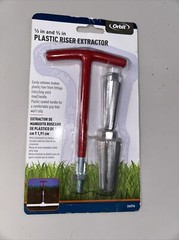 Orbit 26076 Sprinkler System 1/2&Prime; & 3/4&Prime; Plastic Pipe Nipple Riser Extractor F1