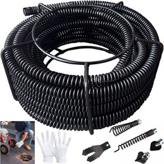 7/8&Prime; Cable 45&prime; Sectional Pipe Drain Cleaning Cable &Carrier fits RIDGID K60 C10