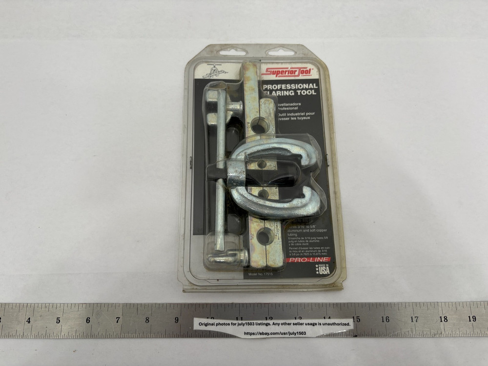 (1) NEW Superior Tool Professional Flaring Tool &ndash; 3/16&Prime; to 5/8&Prime; &ndash; Made in USA!