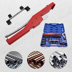 HVAC Ratcheting Pipe Tube Bender Tool Kit 1/2&rdquo; 1/4&Prime;-7/8&Prime; 90 Bending 7 Dies