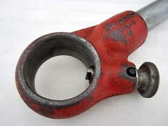 Ridgid Tools No. 00-R Manual Ratchet & Handle for Die Heads Made in USA
