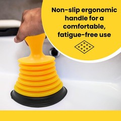 Mini Sink Plunger Heavy Duty Drain Clog Remover For Bathroom Kitchen RV Tub