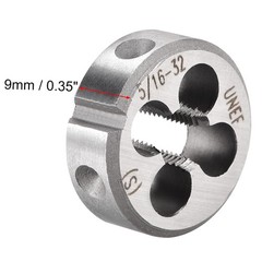 1 x 5/16-32 UNEF Round Dies Machine Thread Threading Dies 1.0&Prime; OD Tool Steel