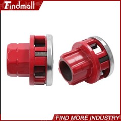 Findmall 1-1/4&Prime; & 1&rdquo; NPT 12-R RH Die Head & Dies 4 Ratchet Pipe Threader
