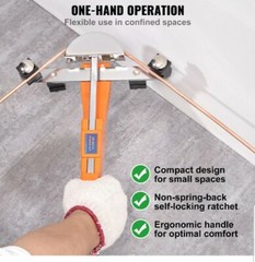 VEVOR Ratcheting Pipe Tube Bender 1/4&Prime;-7/8&Prime; 90&deg; Forward/Reverse Bending 7 Dies