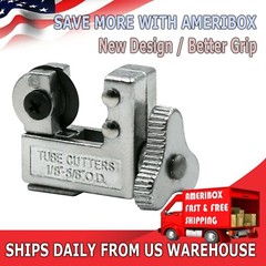 Mini Pipe Tubing Cutter 1/8&Prime; to 5/8&Prime; OD Copper Brass Aluminum Cutting HVAC Plumb