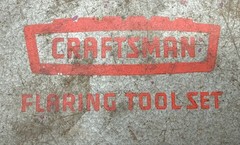 Craftsman Vintage Flaring Tool Set Bending Springs Flaring Bars/blocks Yoke