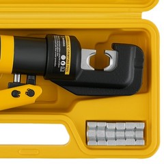 Professional Wire Crimping Tool Set 12AWG-2/0AWG with 9 Dies and Storage Case