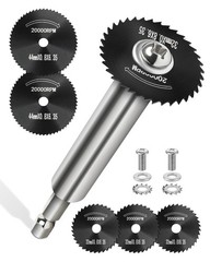 Inside Pipe Cutter for PVC Pipe with 5 Replacement Saw Blades, 1/4 Inch Hex Shan