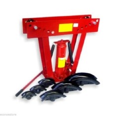 12 Ton Pipe Bender Manual Hydraulic Piping Bending Exhaust Tube Fabric w/6 Dies
