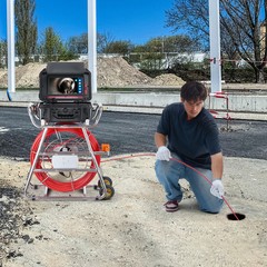 VEVOR Sewer Camera 328 ft/100m Self-Leveling Drain Camera with 10.1&Prime; Touchscreen