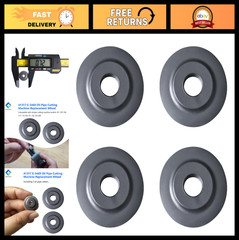 Replacement Tubing Cutter Wheels for Copper Pipe Cutters &ndash; 4 Pack, Fits Models 1