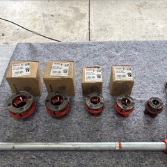 Ridgid 12-R Pipe Threader Die Head Set 12R Threading Dies 1 1/4&rdquo; &ndash; 1/4&rdquo;