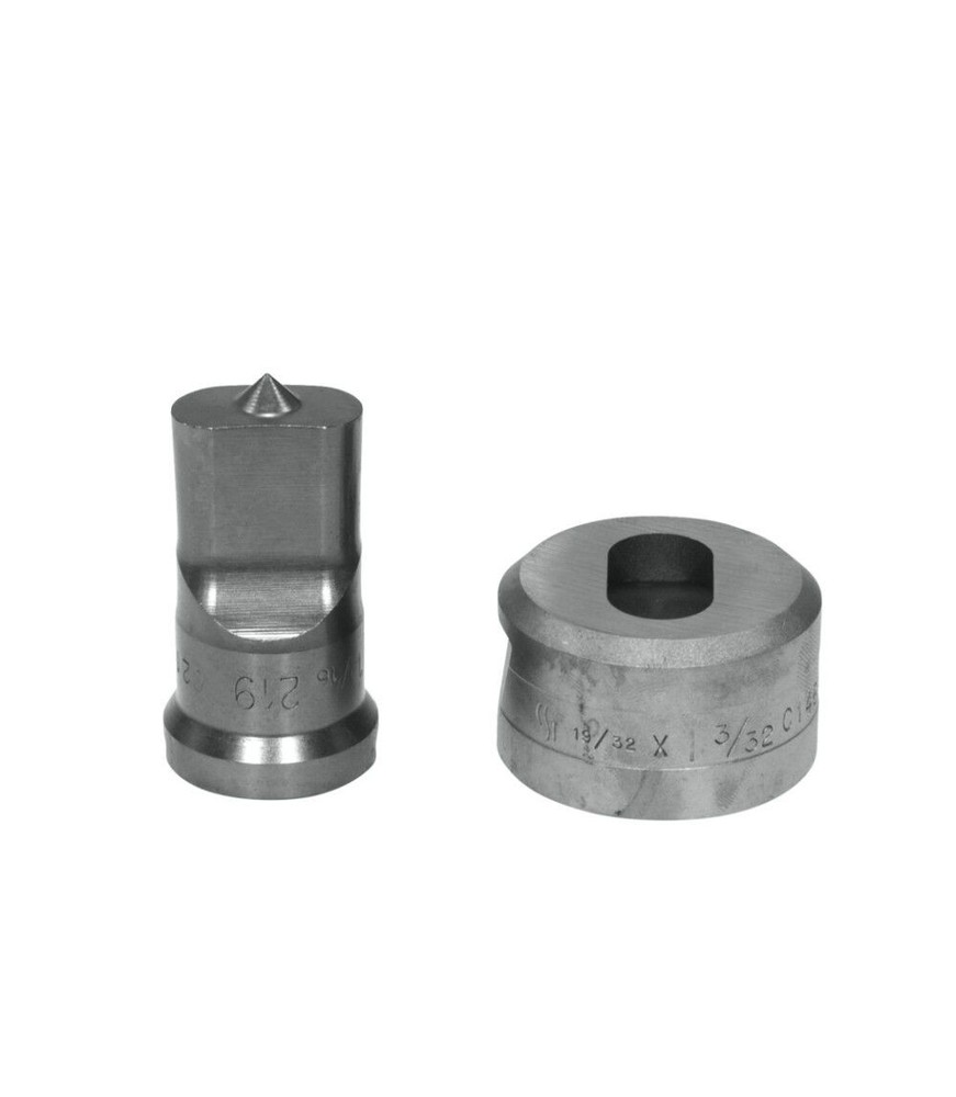 Edwards 1-1/16 Inch Punch X 1-3/32 Inch Die Standard Oblong Punch & Die Set