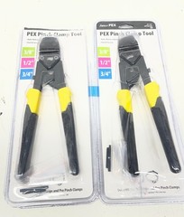 LOT OF 2 Apollo 3/8 in.,1/2 in./3/4 in.PEXB Quick-Cinch Clamp Tool