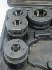 EGA MASTER PIPE THREADING DIE SET 1/2&Prime; TO 2&Prime; BSPT MANUAL HAND THREADER FAST SHIP