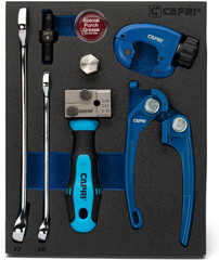 3/16 In. Double Flaring Tool Kit for Brake Lines 3/16 SAE (4.75 Mm) with Wrench