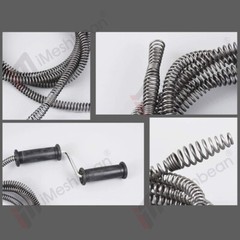50&prime; Drain Auger Plumbing Snake Clog Cable 1/2&Prime; Sewer Pipe Cleaner Durable Handle