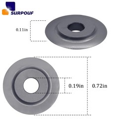 E-3469 Tubing Cutter Replacement Wheel Parts 4-Pack for Cutter 101-205