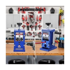 Manual Wire Stripper Machine, 0.06-1&Prime; Copper Peeler, Drill or Hand Crank Drive