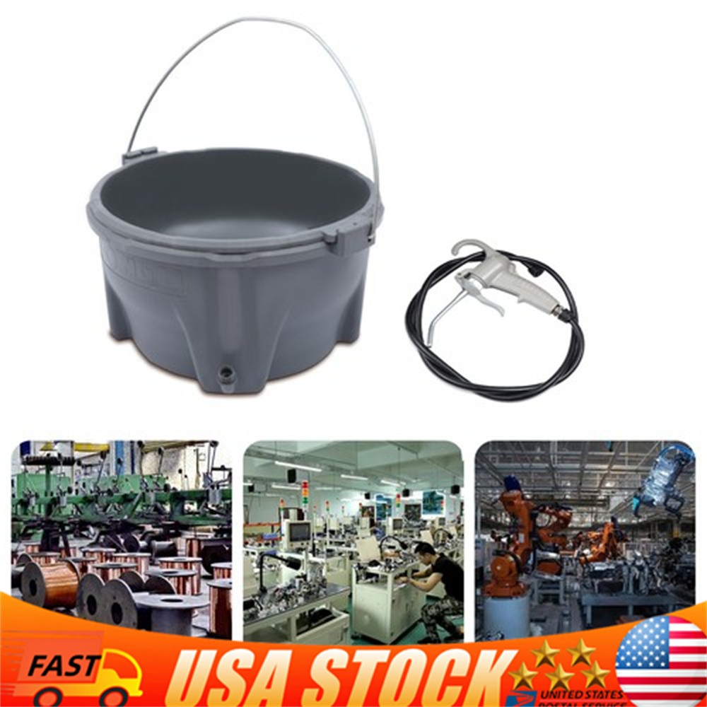 Handheld Oiler Bucket Oil Gun Kit Lubricator of Pipe Threader Threading Machine