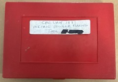 NOS VINTAGE CAL VAN METRIC DOUBLE FLARING TOOL KIT 153 4.75mm To 10mm MADE USA