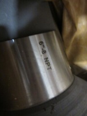 Qualtech 6&Prime;-8 NPT Carbon Steel Pipe Tap DWTPT6INCH BRAND NEW NEVER USED!!!