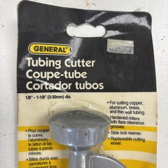 General Professional Tubing Cutter 1/8&rdquo;-1&1/8&rdquo; (3-30mm) No.120