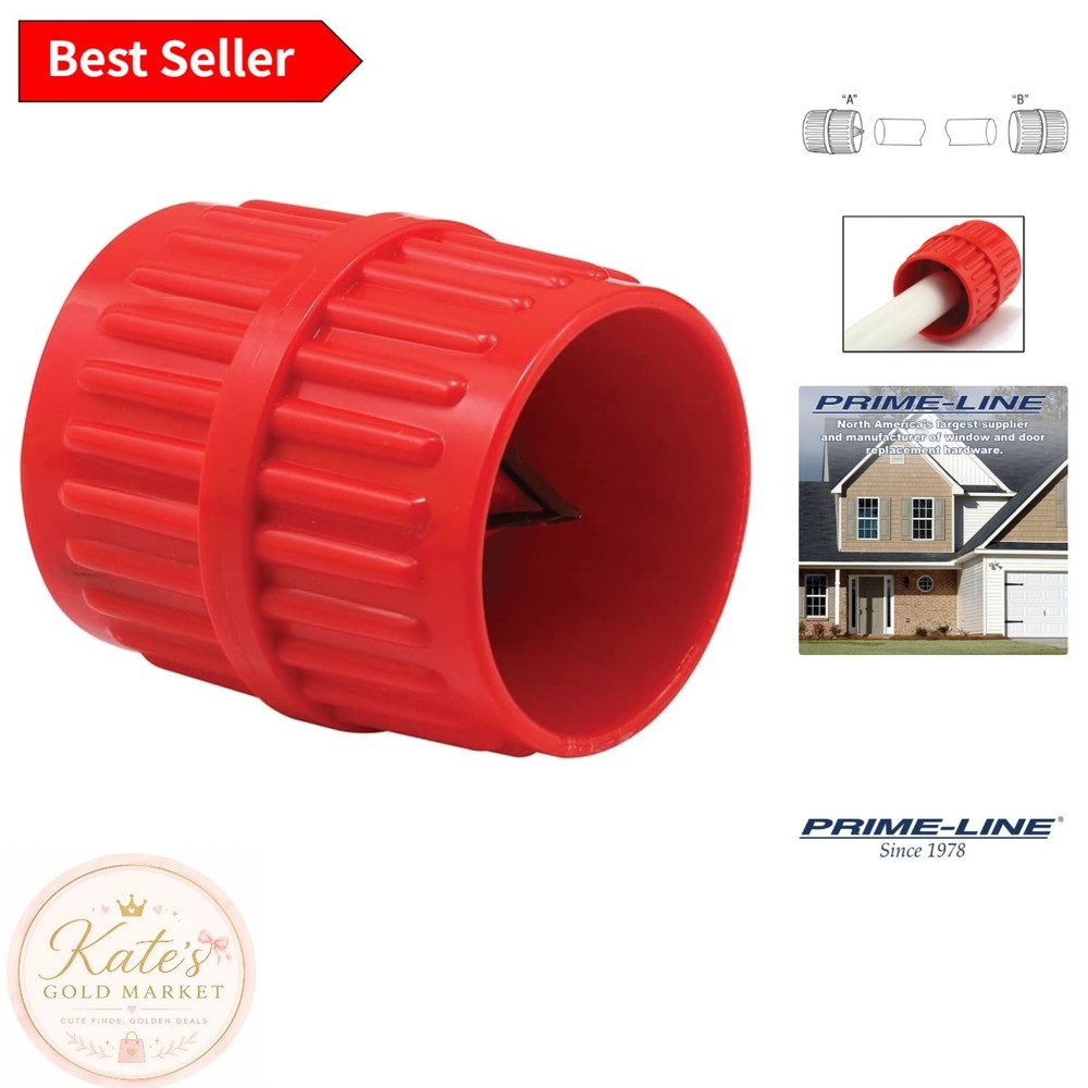 Robust Red Pipe Reamer for 1/8&Prime; to 1-5/8&Prime; Tubing&mdash;Efficient Burr Removal