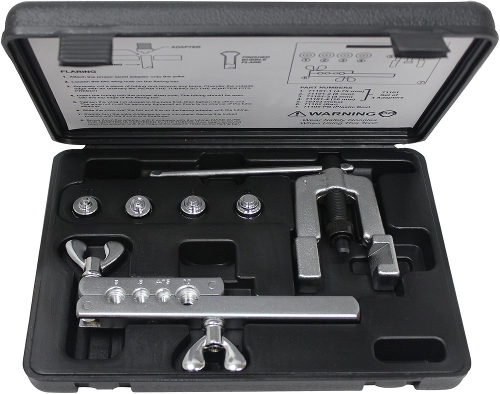 Black ISO Metric Bubble Flaring Tool Set &ndash; Model 71100 for Precision Flares
