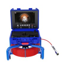 Sewer Camera 50M Pipe Inspection Camera with 512Hz Transmitter Self-leveling 9&Prime;