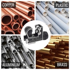 Pipe Cutter [1/8&Prime; &ndash; 1 1/8&Prime;] Tube Cutter Tool for Copper Pipe, Stainless Steel&hellip;