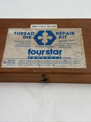 FOUR STAR PRODUCTS Thread Die Repair Kit Metric MODEL S1991M in Wood Box