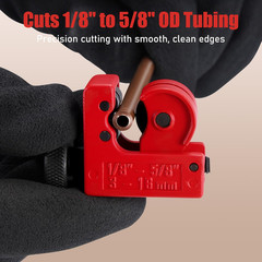 2 Pack Tubing Cutter, 1/8-Inch to 5/8-Inch Tube Cutter for Copper, Brass, Alumin