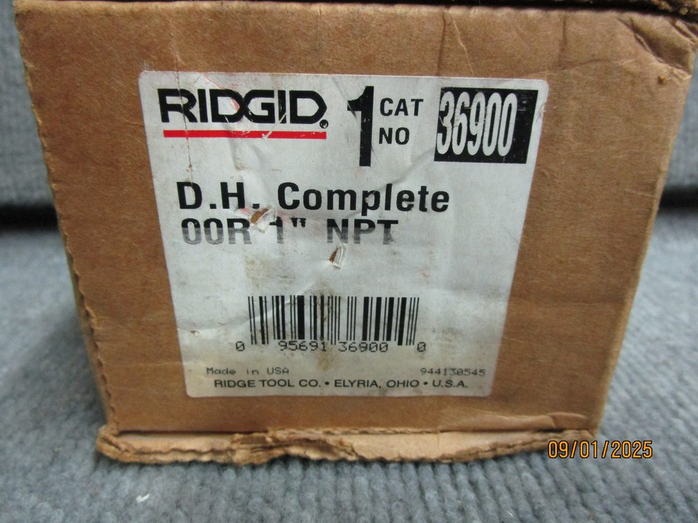 Ridgid 1&Prime; NPT Threader Die Model 36900 New