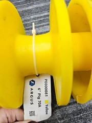 Argus Pipeline P0800081 Pig 6 Inches Yellow 70A Replacement Heavy Duty