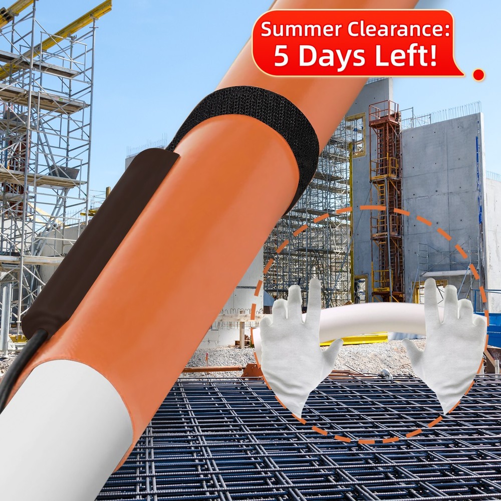 200W PVC Conduit Heater &ndash; Temp Controlled &frac12;&rdquo;-1&frac12;&rdquo;&ndash;30% Off &ndash; Limited!