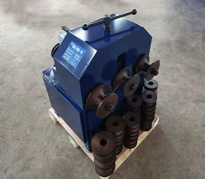 110V 2HP Tube Pipe Bender Roller 9Round/Square Dies Tube Bending Machine 1400RPM