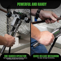 Compact Bender Kit with Reverse Bending Attachment for 1/4&Prime; &ndash; 7/8&Prime; Tube and Pipe