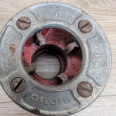 Lot of 3 Ridgid Die Heads For 111-R Pipe Threader 1/2&Prime;, 3/4&Prime; & 1&Prime; USA Made