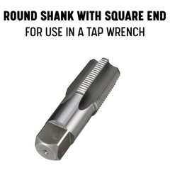 3&Prime;-8 NPT Pipe Tap &ndash; Heavy-Duty Carbon Steel, DWTPT Series