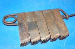 Set of 5: NYE 3-inch (3&Prime;) LEFT-HAND &ldquo;L&rdquo; Pipe Threading Die Cutting Inserts