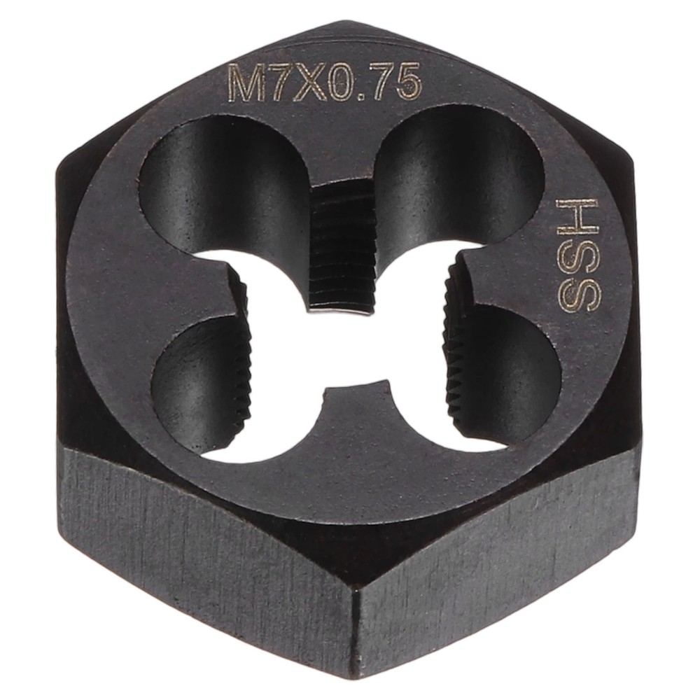 HSS M7 x 0.75 Metric Machine Thread Hex Die Right Hand High Speed Steel