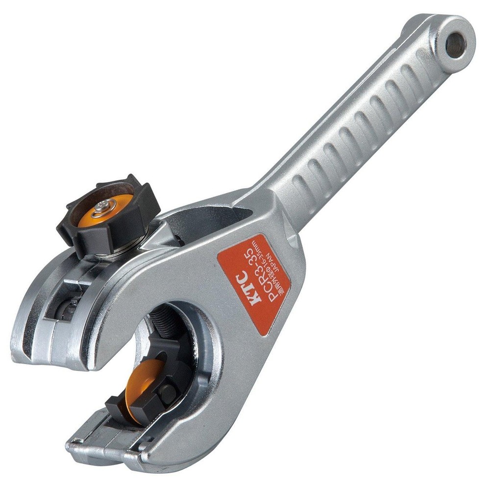 KTC Ratchet Pipe Cutter PCR 3-35 L:240 W:102 H:54 Steel pipe 10A-25A:Up to 3.2mm