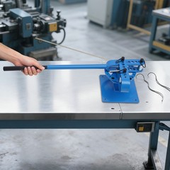 5/16&Prime; / 8 mm Pipe Tube Bender Manual Bench Bending Machine Tube Bender w/7 Dies