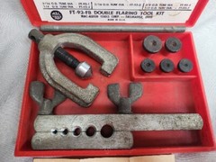 Vintage MAC Tools Double Flaring Tool Kit w Case 3/16&Prime; &ndash; 1/2&Prime; Tube SAE Made USA