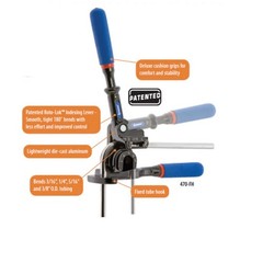 Tool 470FH Triple Head 180 Degree Tube Bender with Roto-Lok Indexing Handle 3/16