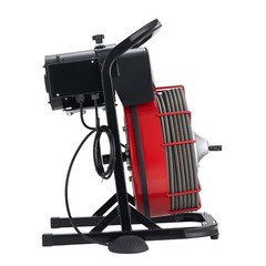 Drain Cleaner Machine Drain Auger 75FT x 1/2 Inch Manual Feed & 4 Cutters